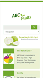 Mobile Screenshot of abcfruits.net