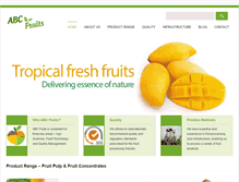 Tablet Screenshot of abcfruits.net